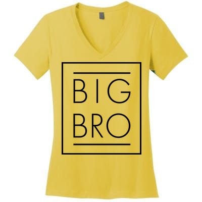 Big Bro New Baby Sibling Women's V-Neck T-Shirt