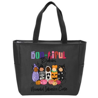 Bootiful Babies Neonatal Intensive Care Unit NICU Halloween Zip Tote Bag