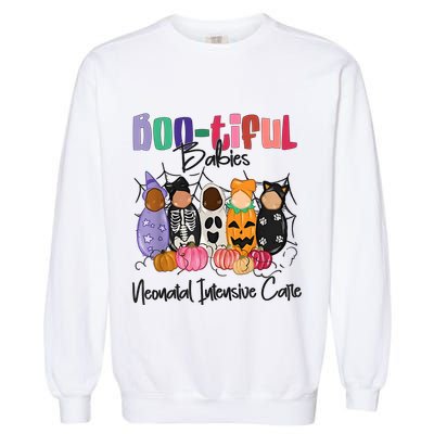 Bootiful Babies Neonatal Intensive Care Unit NICU Halloween Garment-Dyed Sweatshirt