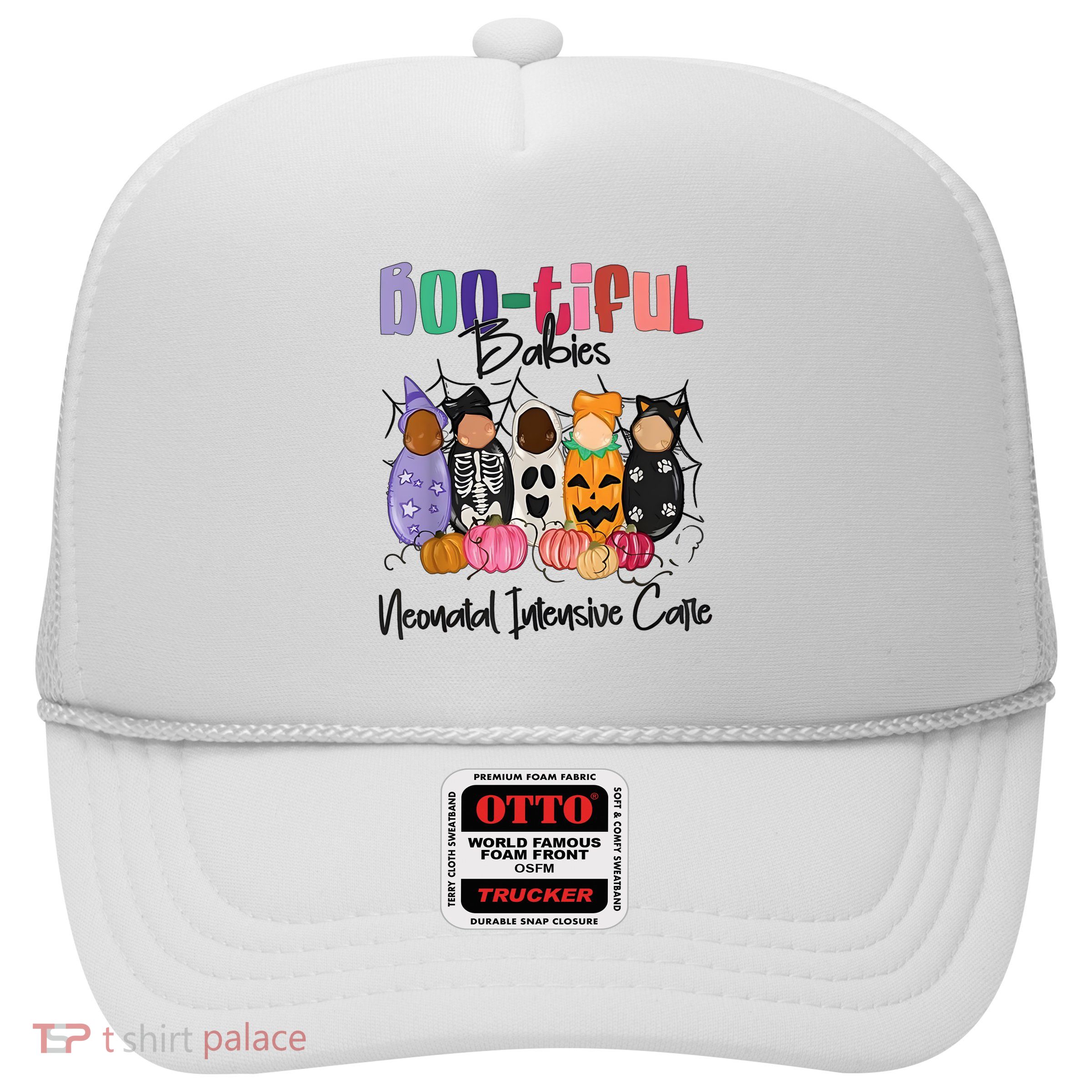 Bootiful Babies Neonatal Intensive Care Unit NICU Halloween Trucker Hat