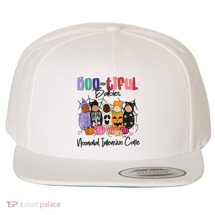 Bootiful Babies Neonatal Intensive Care Unit NICU Halloween Wool Snapback Cap