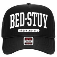 Bedstuy Brooklyn Ny Souvenirs & Gifts Nyc Borough Brooklyn New York Bed Stuy High Crown Mesh Back Trucker Hat