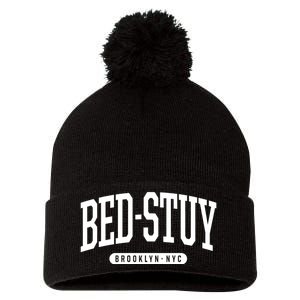 Bedstuy Brooklyn Ny Souvenirs & Gifts Nyc Borough Brooklyn New York Bed Stuy Pom Pom 12in Knit Beanie