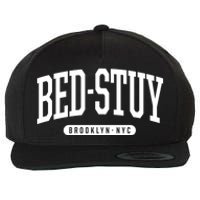 Bedstuy Brooklyn Ny Souvenirs & Gifts Nyc Borough Brooklyn New York Bed Stuy Wool Snapback Cap