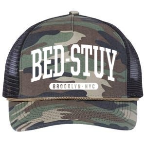 Bedstuy Brooklyn Ny Souvenirs & Gifts Nyc Borough Brooklyn New York Bed Stuy Retro Rope Trucker Hat Cap