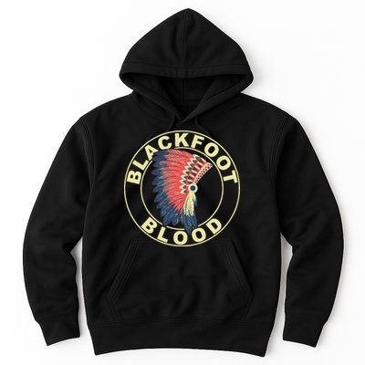 Blackfoot Blood Native American Headdress Blackfoot Tribe Hoodie