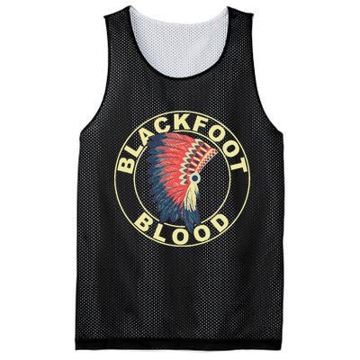 Blackfoot Blood Native American Headdress Blackfoot Tribe Mesh Reversible Basketball Jersey Tank