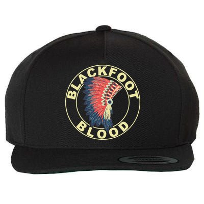 Blackfoot Blood Native American Headdress Blackfoot Tribe Wool Snapback Cap