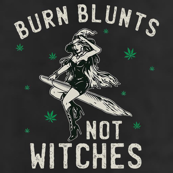 Burn Blunts Not Witches Funny Marijuana Weed Smoker Stoner Adult Drive Performance Visor