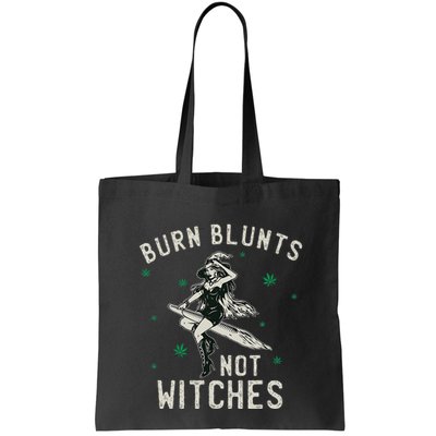 Burn Blunts Not Witches Funny Marijuana Weed Smoker Stoner Bag