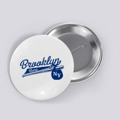 Brooklyn Bums New York Baseball Button