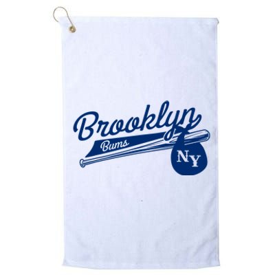 Brooklyn Bums New York Baseball Platinum Collection Golf Towel