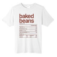 Baked Beans Nutrition Fact Funny Thanksgiving Christmas  Tall Fusion ChromaSoft Performance T-Shirt