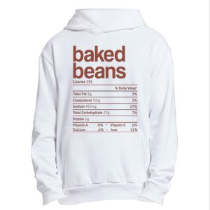 Baked Beans Nutrition Fact Funny Thanksgiving Christmas  Urban Pullover Hoodie