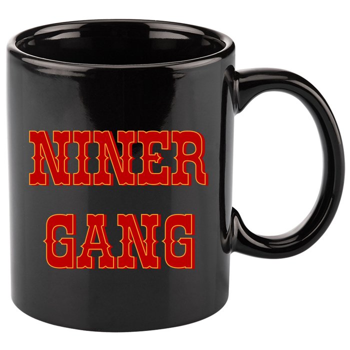 Bang Bang Niner Gang 11oz C Handle Ceramic Mug