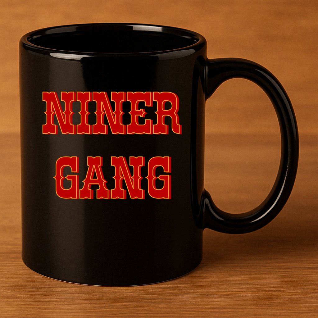 Bang Bang Niner Gang 11oz C Handle Ceramic Mug