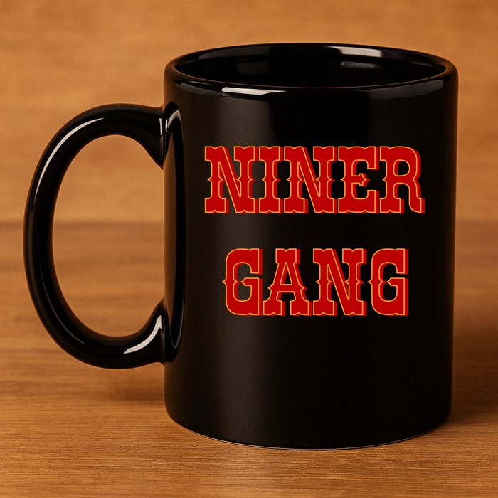 Bang Bang Niner Gang 11oz C Handle Ceramic Mug