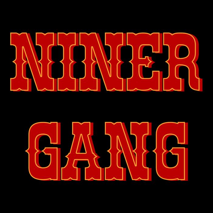 Bang Bang Niner Gang Drawstring Bag