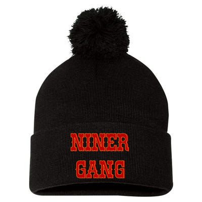 Bang Bang Niner Gang Pom Pom 12in Knit Beanie
