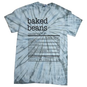 Baked Beans Nutrition Facts Funny Thanksgiving Christmas  Tie-Dye T-Shirt