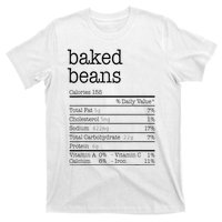 Baked Beans Nutrition Facts Funny Thanksgiving Christmas  T-Shirt