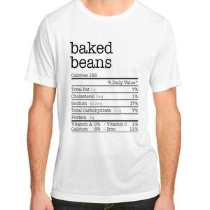 Baked Beans Nutrition Facts Funny Thanksgiving Christmas  Adult ChromaSoft Performance T-Shirt