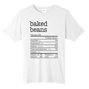 Baked Beans Nutrition Facts Funny Thanksgiving Christmas  Tall Fusion ChromaSoft Performance T-Shirt