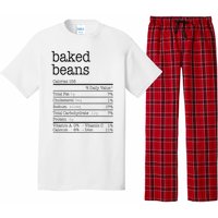 Baked Beans Nutrition Facts Funny Thanksgiving Christmas  Pajama Set