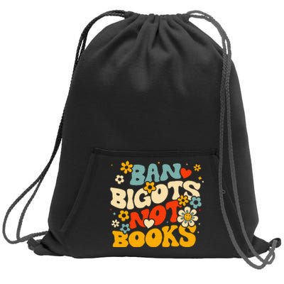 Ban Bigots Not Books Sweatshirt Cinch Pack Bag