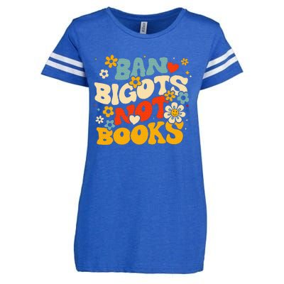 Ban Bigots Not Books Enza Ladies Jersey Football T-Shirt