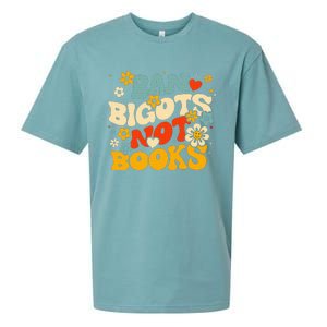 Ban Bigots Not Books Sueded Cloud Jersey T-Shirt