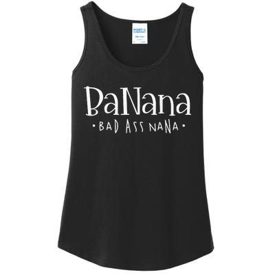 Banana Badass Nana Grammy Grandma Graphic Tee Gift Ladies Essential Tank