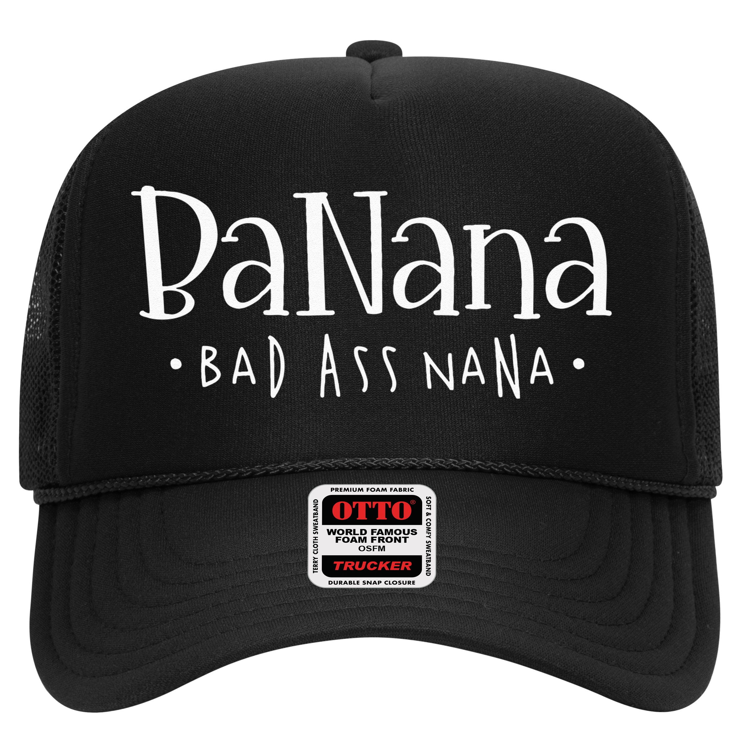 Banana Badass Nana Grammy Grandma Graphic Tee Gift Hat