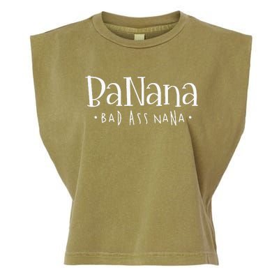 Banana Badass Nana Grammy Grandma Graphic Tee Gift Garment-Dyed Women's Muscle Tee