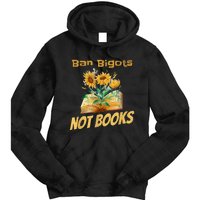 Ban Bigots Not Books | Bookish | Reading Banned Books Retro Tie Dye Hoodie