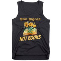 Ban Bigots Not Books | Bookish | Reading Banned Books Retro Tank Top