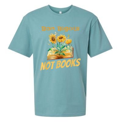 Ban Bigots Not Books | Bookish | Reading Banned Books Retro Sueded Cloud Jersey T-Shirt