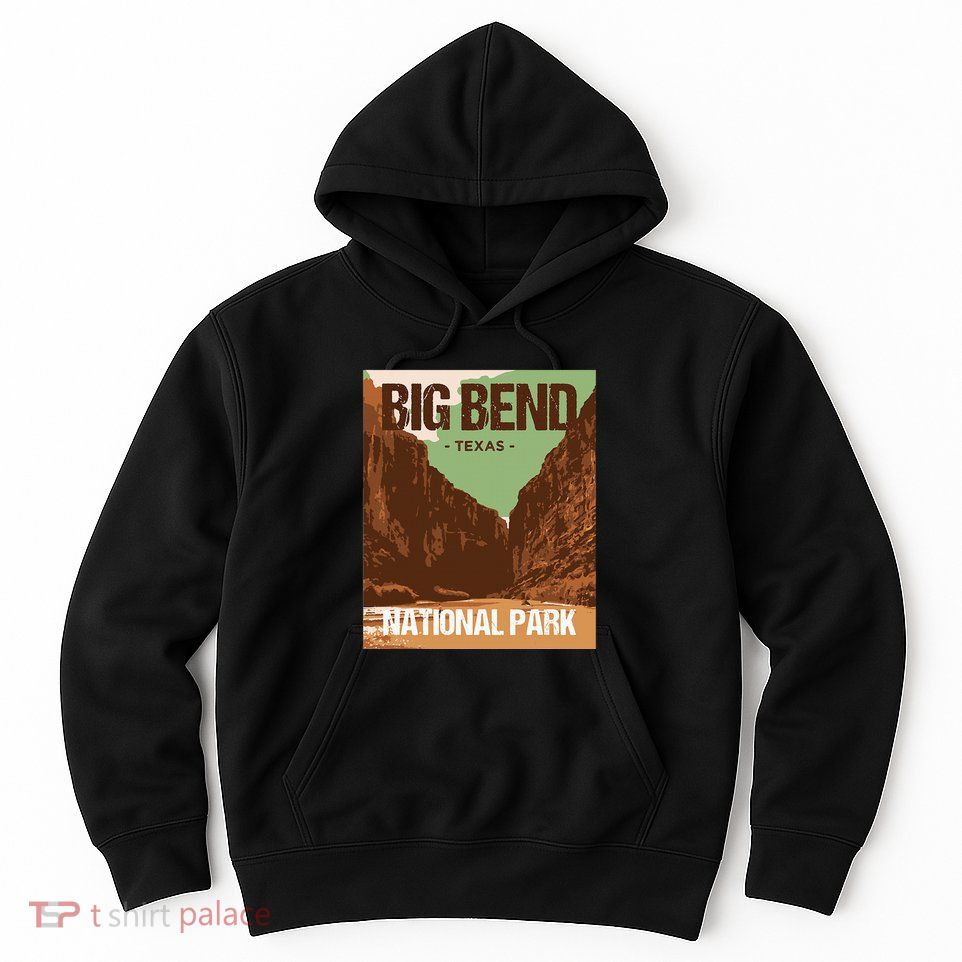 Big Bend National Park Texas Poster Design Hoodie