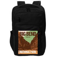 Big Bend National Park Texas Poster Design Impact Tech Backpack