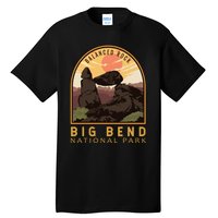 Big Bend National Park Balanced Rock Vintage Emblem Tall T-Shirt