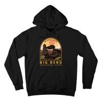 Big Bend National Park Balanced Rock Vintage Emblem Tall Hoodie