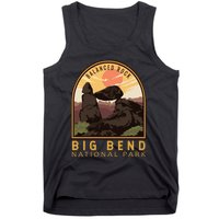 Big Bend National Park Balanced Rock Vintage Emblem Tank Top