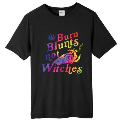 Burn Blunts Not Witches Weed Funny Gift Tall Fusion ChromaSoft Performance T-Shirt