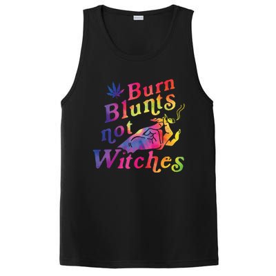 Burn Blunts Not Witches Weed Funny Gift PosiCharge Competitor Tank