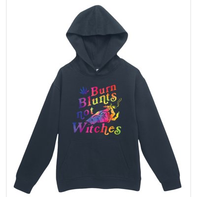 Burn Blunts Not Witches Weed Funny Gift Urban Pullover Hoodie