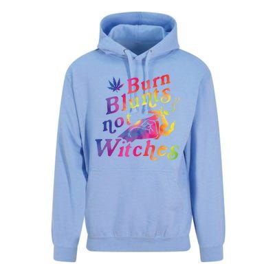 Burn Blunts Not Witches Weed Funny Gift Unisex Surf Hoodie