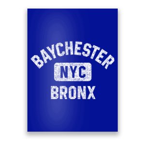 Baychester Bronx Nyc Gym Style Distressed White Print Meaningful Gift Poster