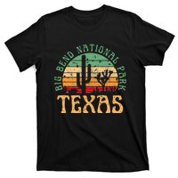 Big Bend National Park Texas Desert Hiking Retro Sunset T-Shirt