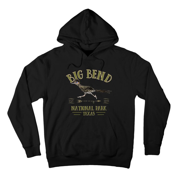 Big Bend National Park Roadrunner Np Texas Tourist Souvenir Hoodie