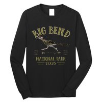 Big Bend National Park Roadrunner Np Texas Tourist Souvenir Long Sleeve Shirt